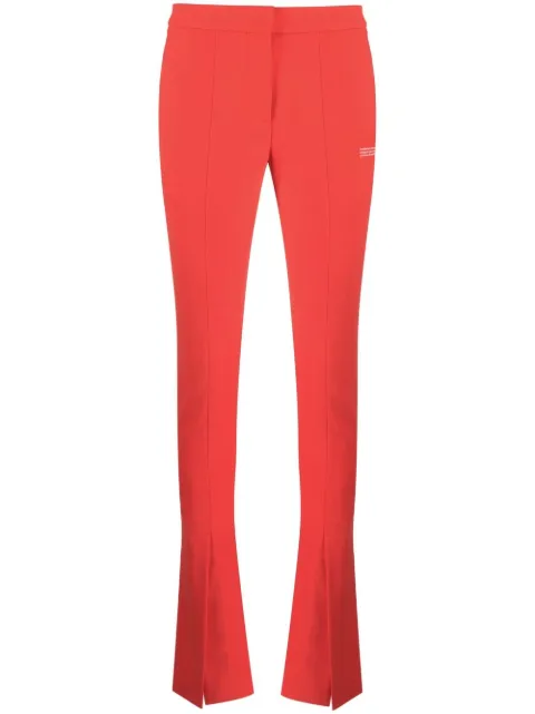 Off-White split-hem flared trousers