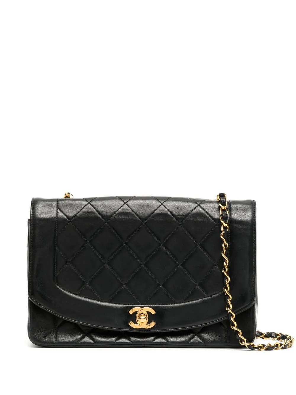 

CHANEL Pre-Owned 1992-1994 Diana shoulder bag - Black