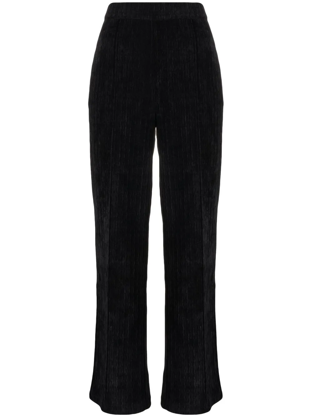 

tout a coup plissé-effect straight-leg trousers - Black