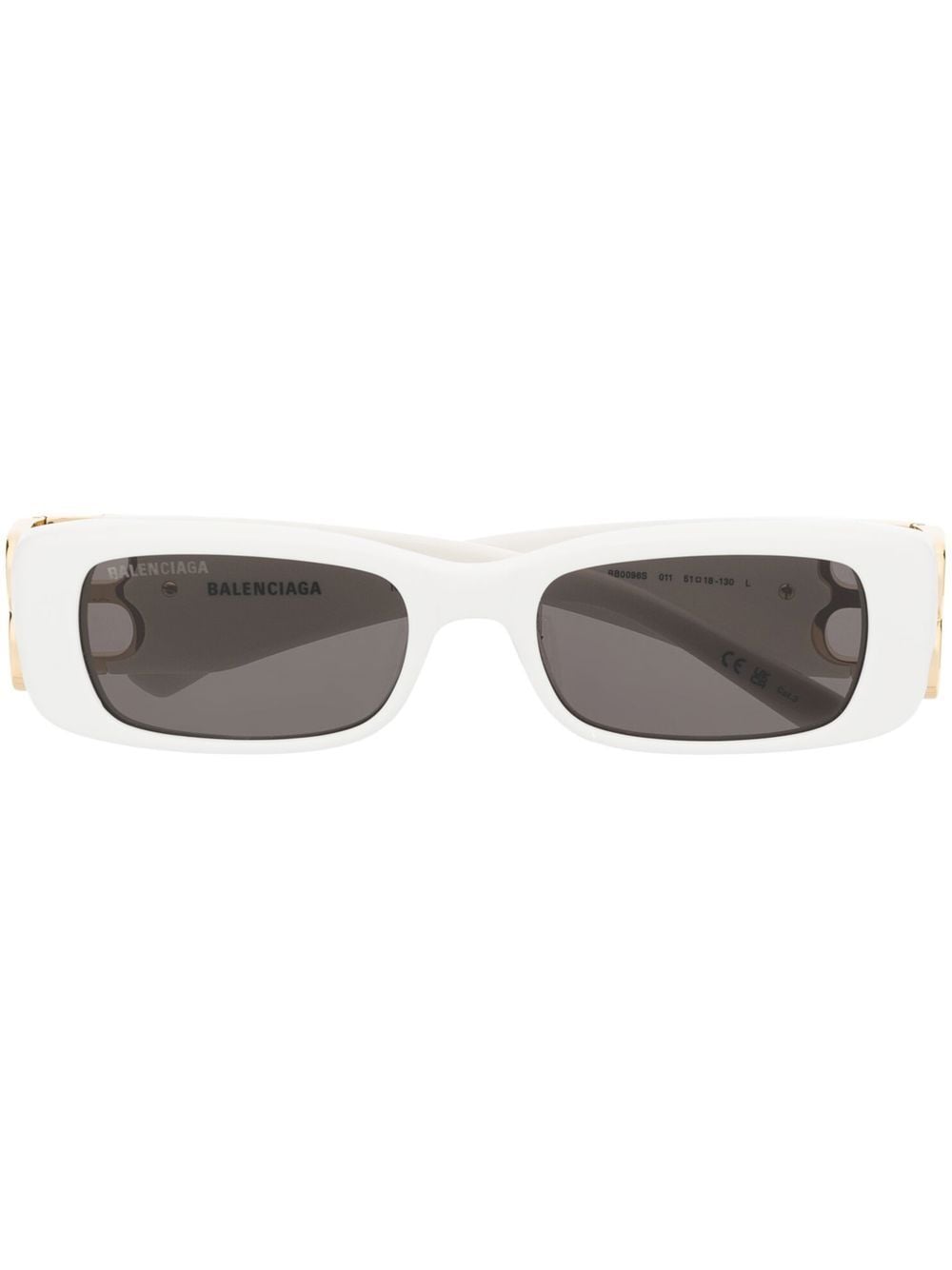 Image 1 of Balenciaga Eyewear BB0096S BB-plaque sunglasses