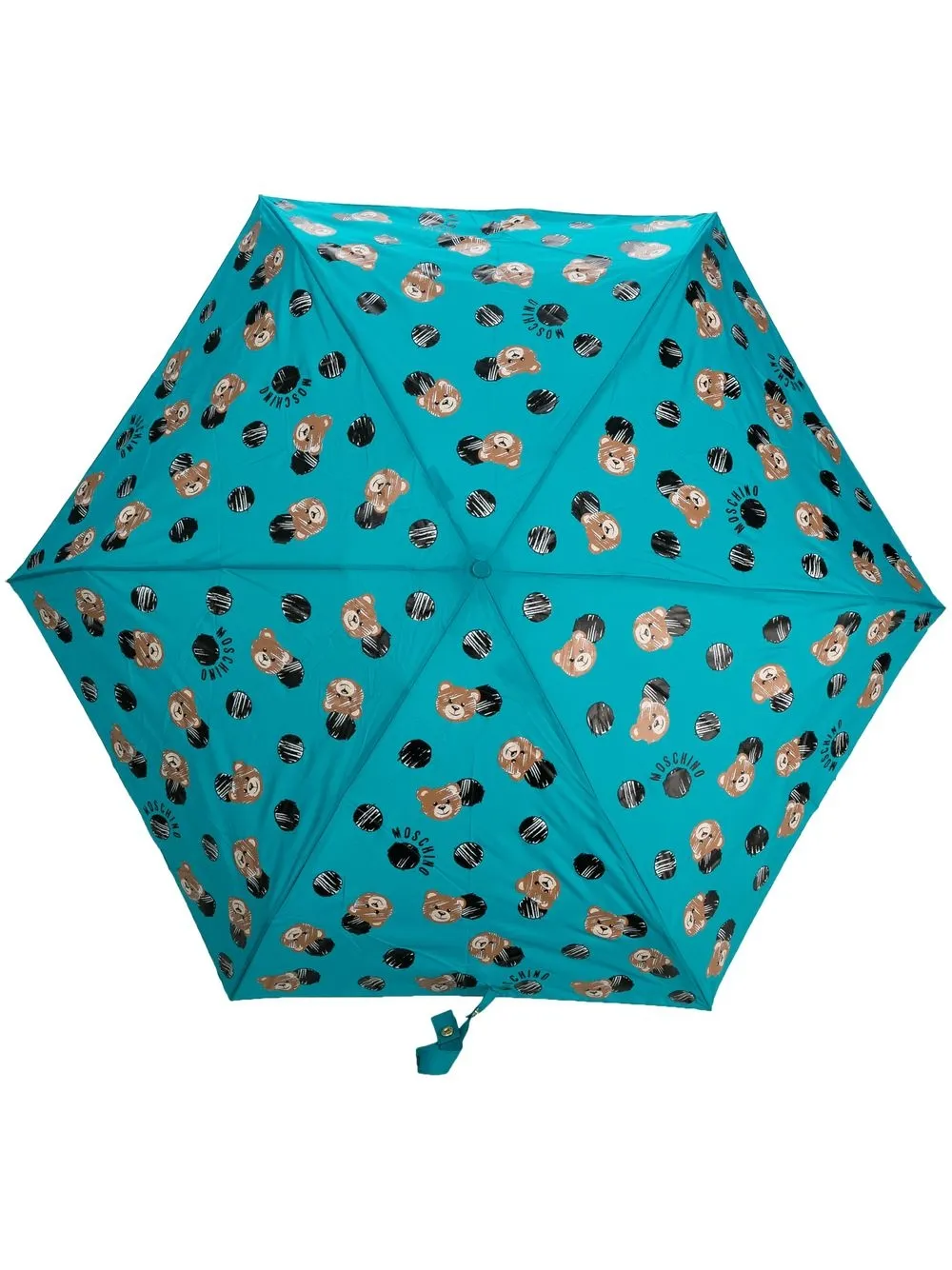 

Moschino Teddy-motif umbrella - Blue