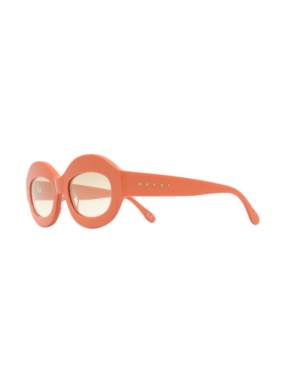 Retrosuperfuture logo-print round-frame Sunglasses - Farfetch