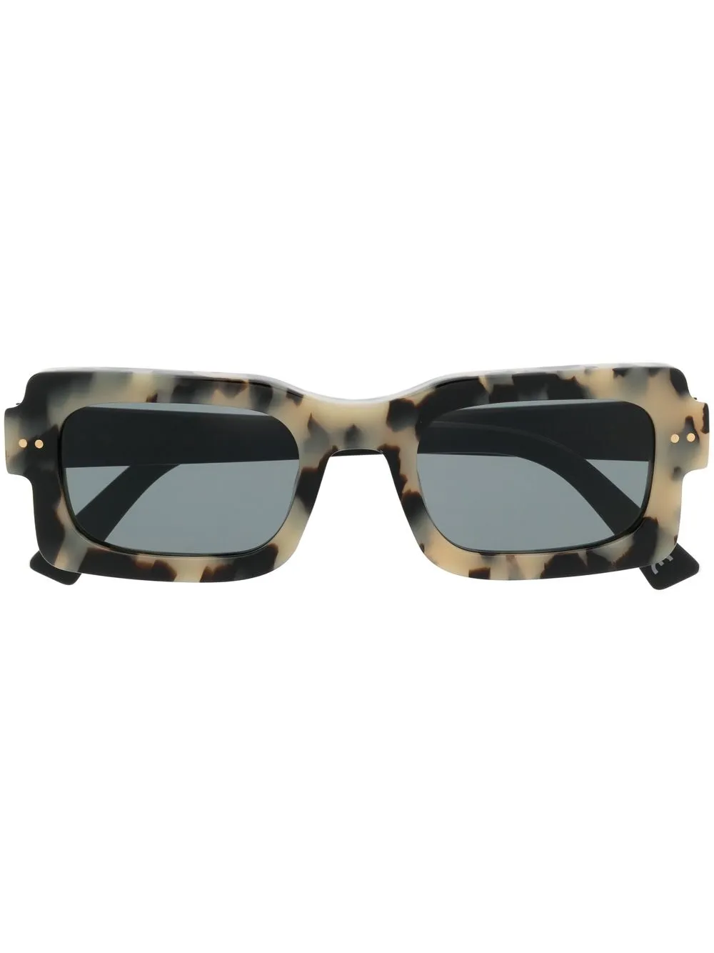 

Retrosuperfuture logo-engraved square-frame sunglasses - Black