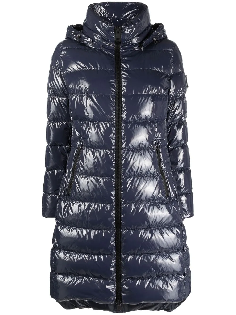 

Herno high-shine finish padded coat - Blue