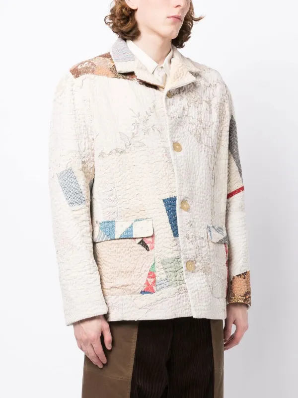 By Walid Noah パッチワーク ジャケット | ニュートラル | FARFETCH JP