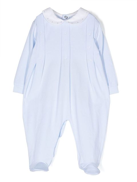 Siola embroidered-dots pleated body