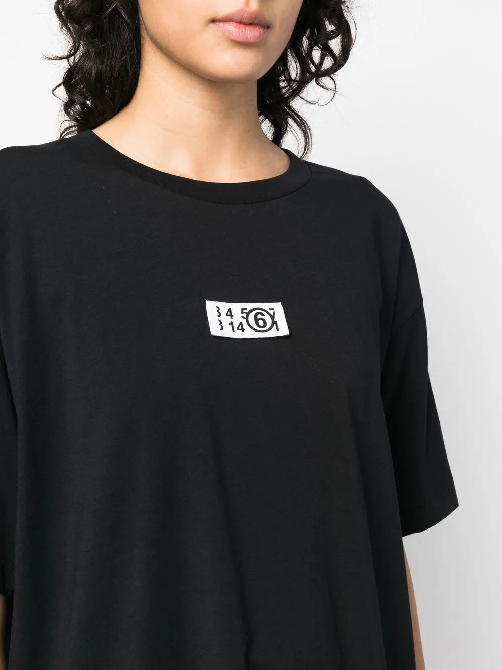 MM6 Maison Margiela numbers-patch Cotton T-shirt - Farfetch