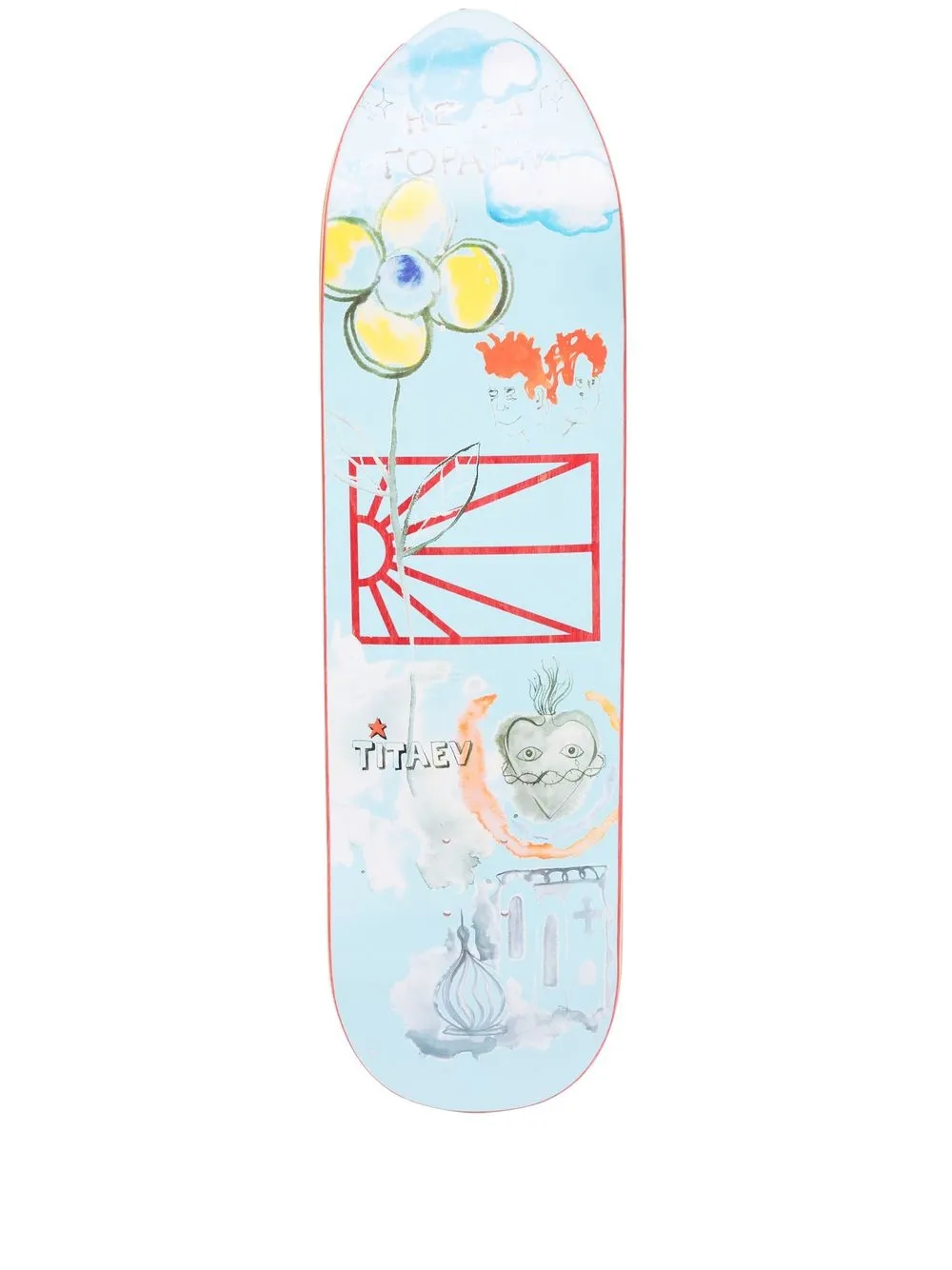 

PACCBET Titaev Pro skateboard deck - Red