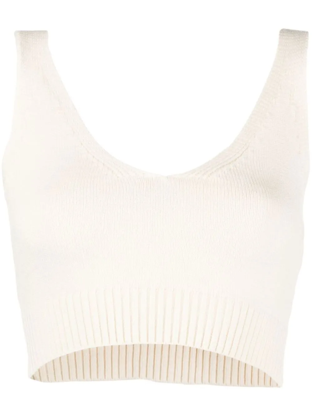 

LIU JO sleeveless cropped top - White