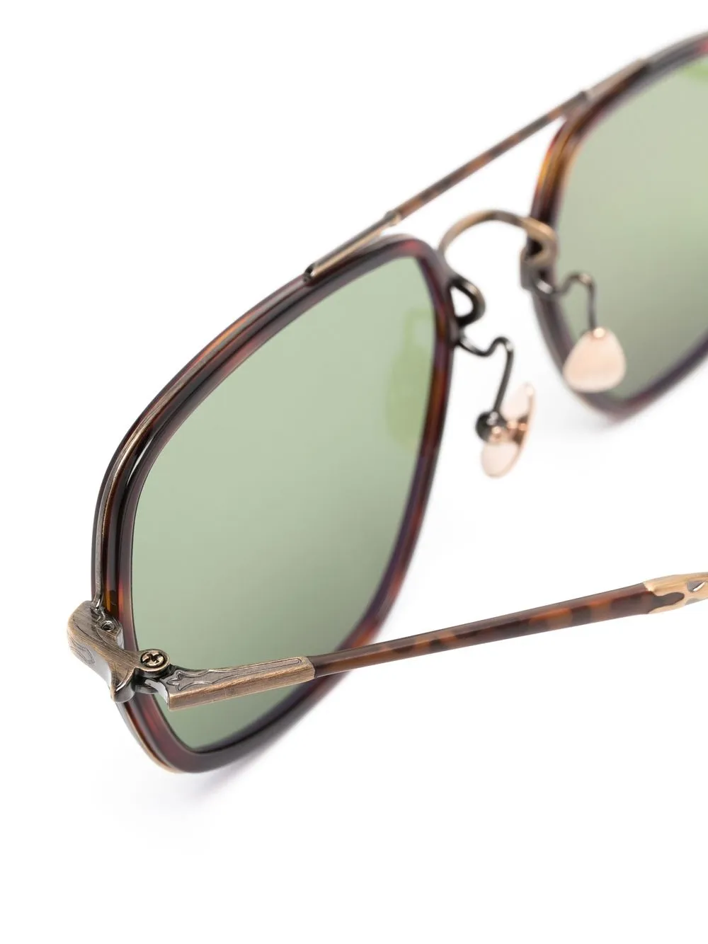 Matsuda Pilot Frame Sunglasses In Brown