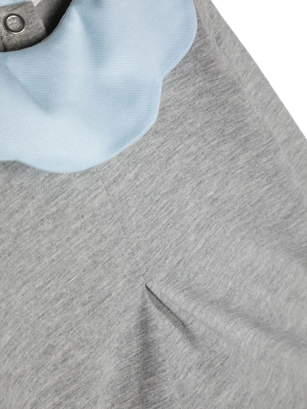 Siola Scalloped-collar Bodie In 灰色