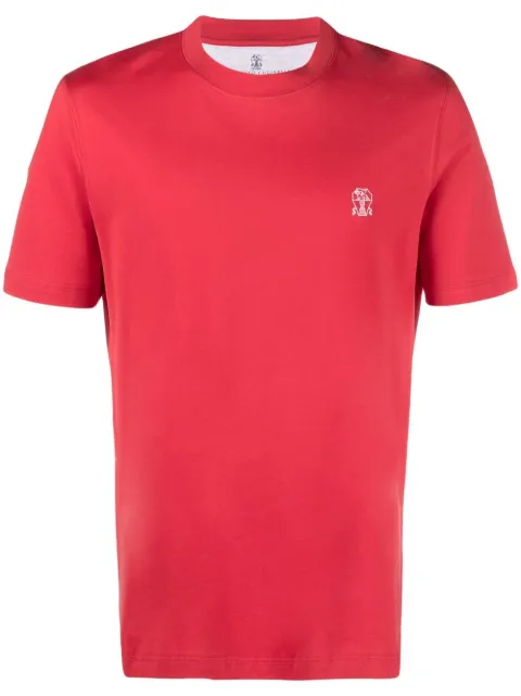 Brunello Cucinelli T-shirt con ricamo