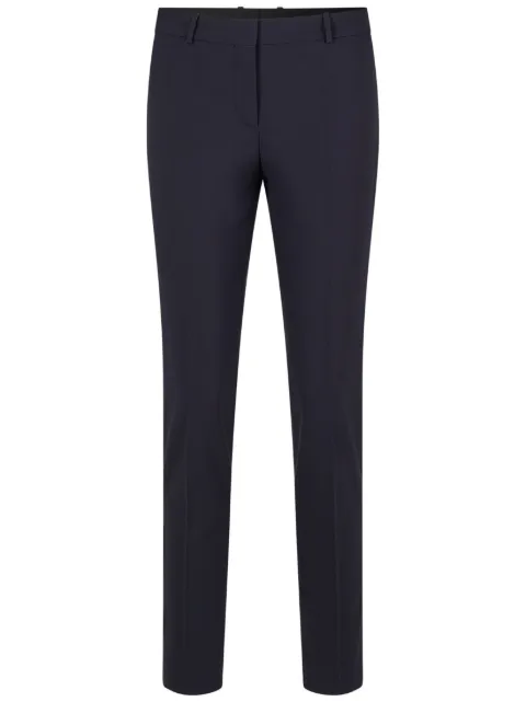 BOSS Calça slim de lã virgem