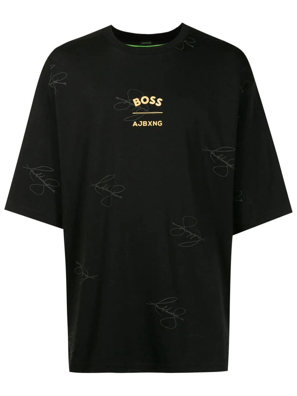 

BOSS x AJBXG signatures-print T-shirt - Black