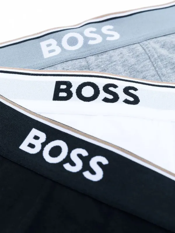 Re.B5 ストライプ ボクサーパンツ ギフトボックス入り BOSS ストライプトリム ボクサーパンツ | ブラック | FARFETCH JP