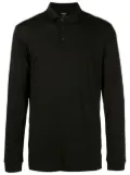 BOSS long-sleeved polo shirt - Black