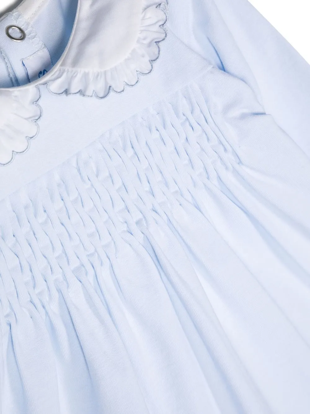 Siola Scalloped-collar Bodie In 蓝色