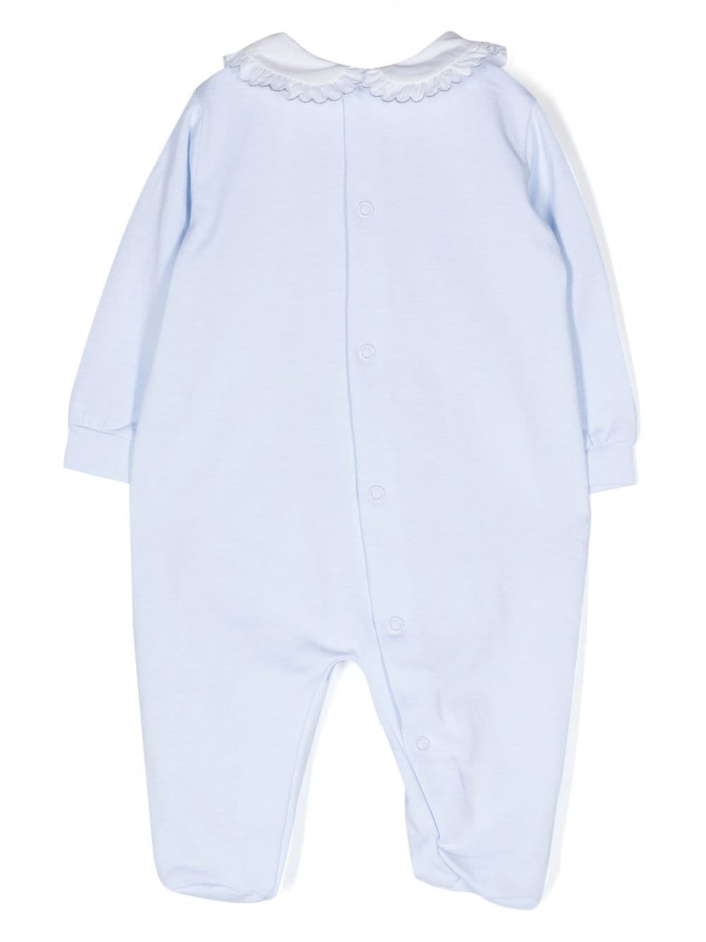 Siola Romper met gewelfde kraag - Blauw