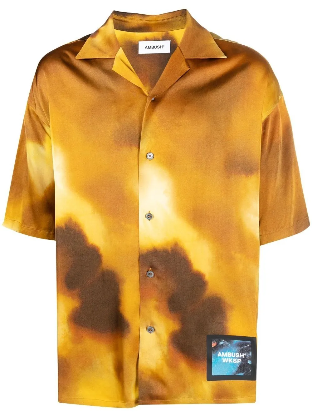 

AMBUSH BOWLING SHIRT - CEYLON YELLOW BLACK