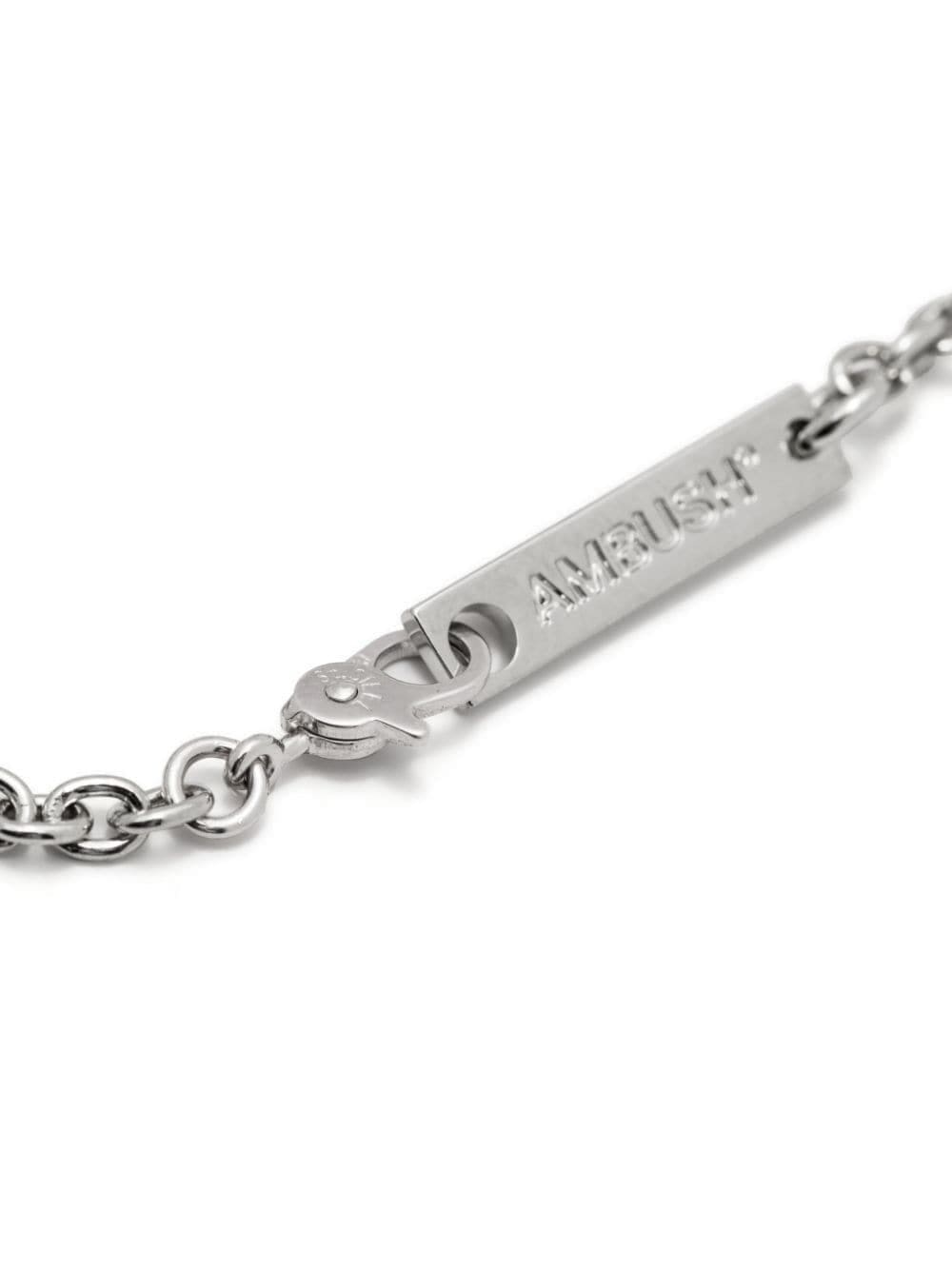 Shop Ambush Pill-charm Chain Bracelet In Silver