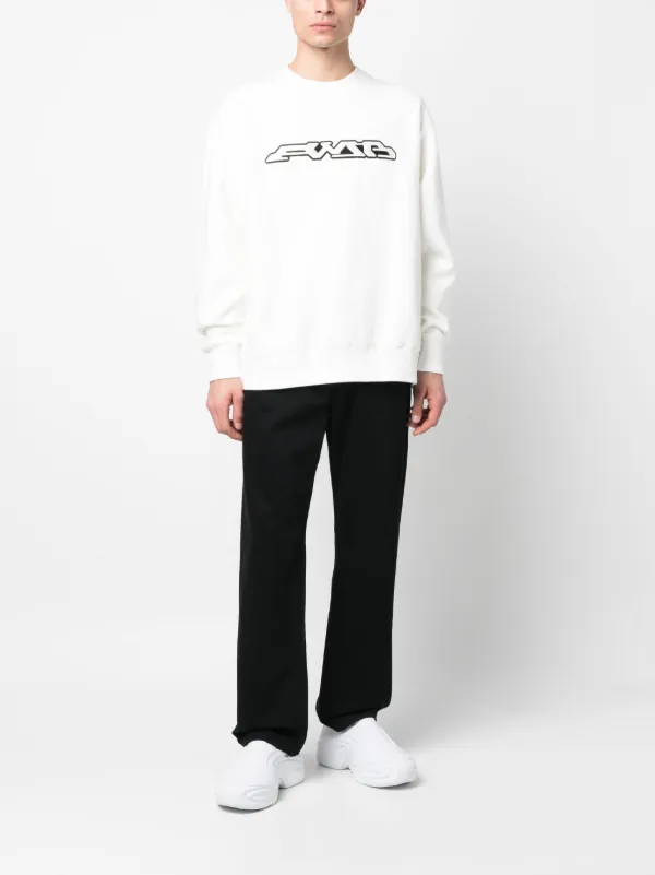 AMBUSH logo-print Long Sleeves Sweatshirt | White | FARFETCH JO AMBUSH logo-print Long Sleeves Sweatshirt | White | FARFETCH JO