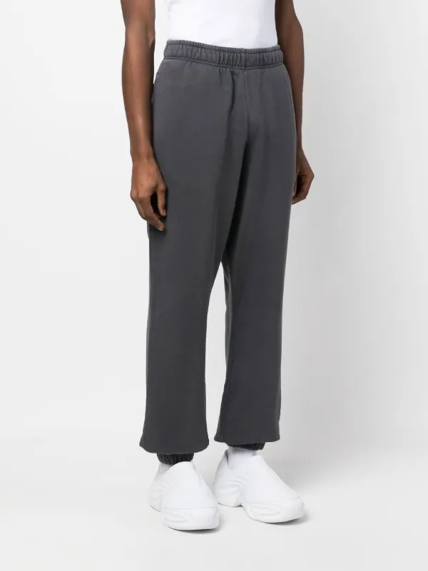 AMBUSH logo print straight leg Track Pants Grey FARFETCH IE