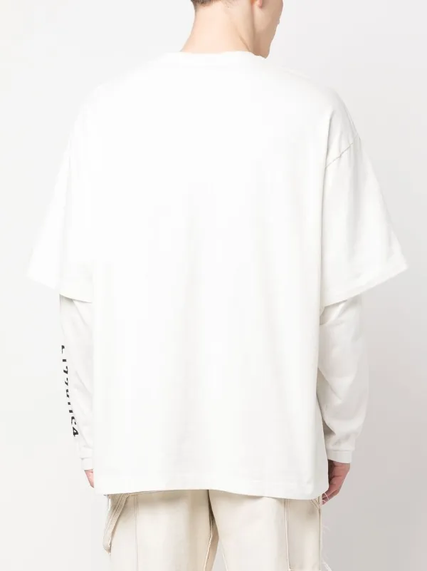 AMBUSH logo-print Layered T-shirt - Farfetch