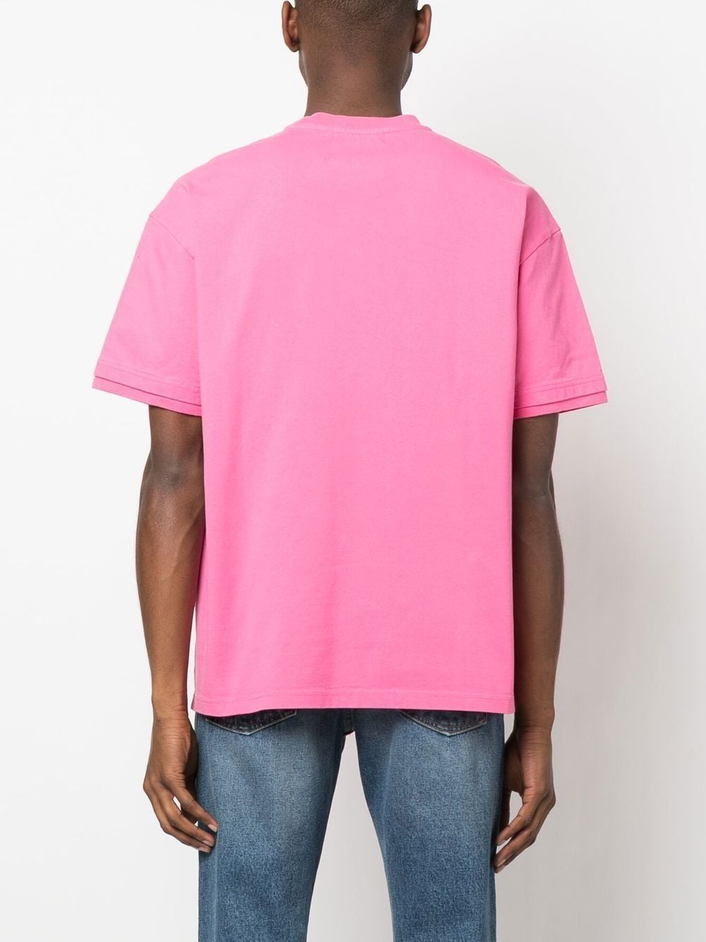 Shop Ambush Stoppers Toggle-detail T-shirt In Pink