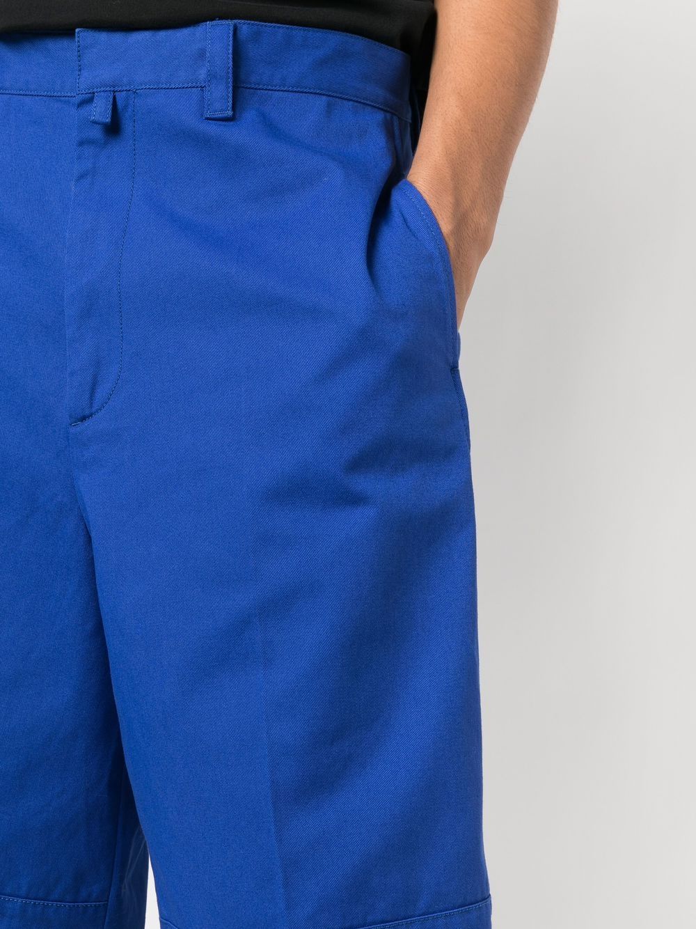Shop Ambush Oversized Knee-length Shorts In Blue