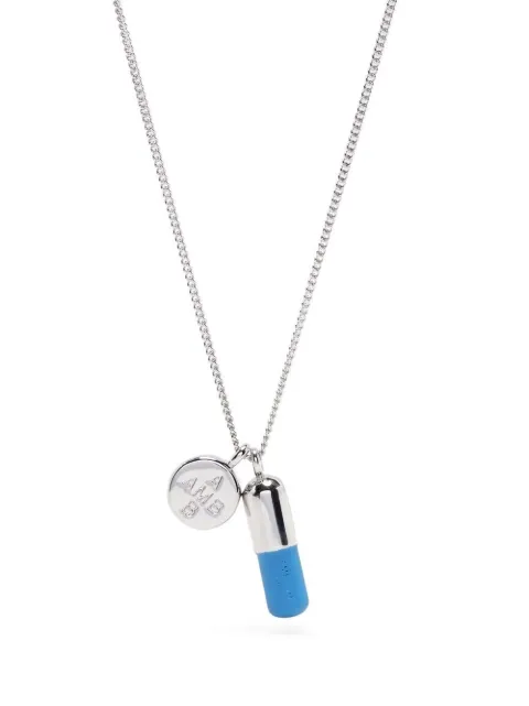 AMBUSH pill-charm chain-link necklace