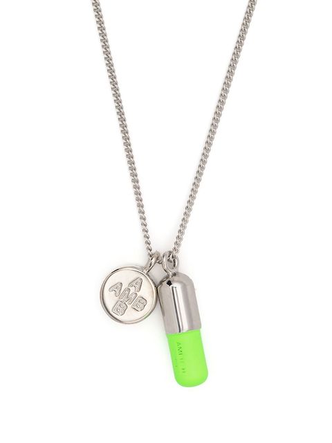 AMBUSH pill-charm chain-link necklace