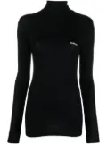 AMBUSH funnel neck long-sleeve T-shirt - Black