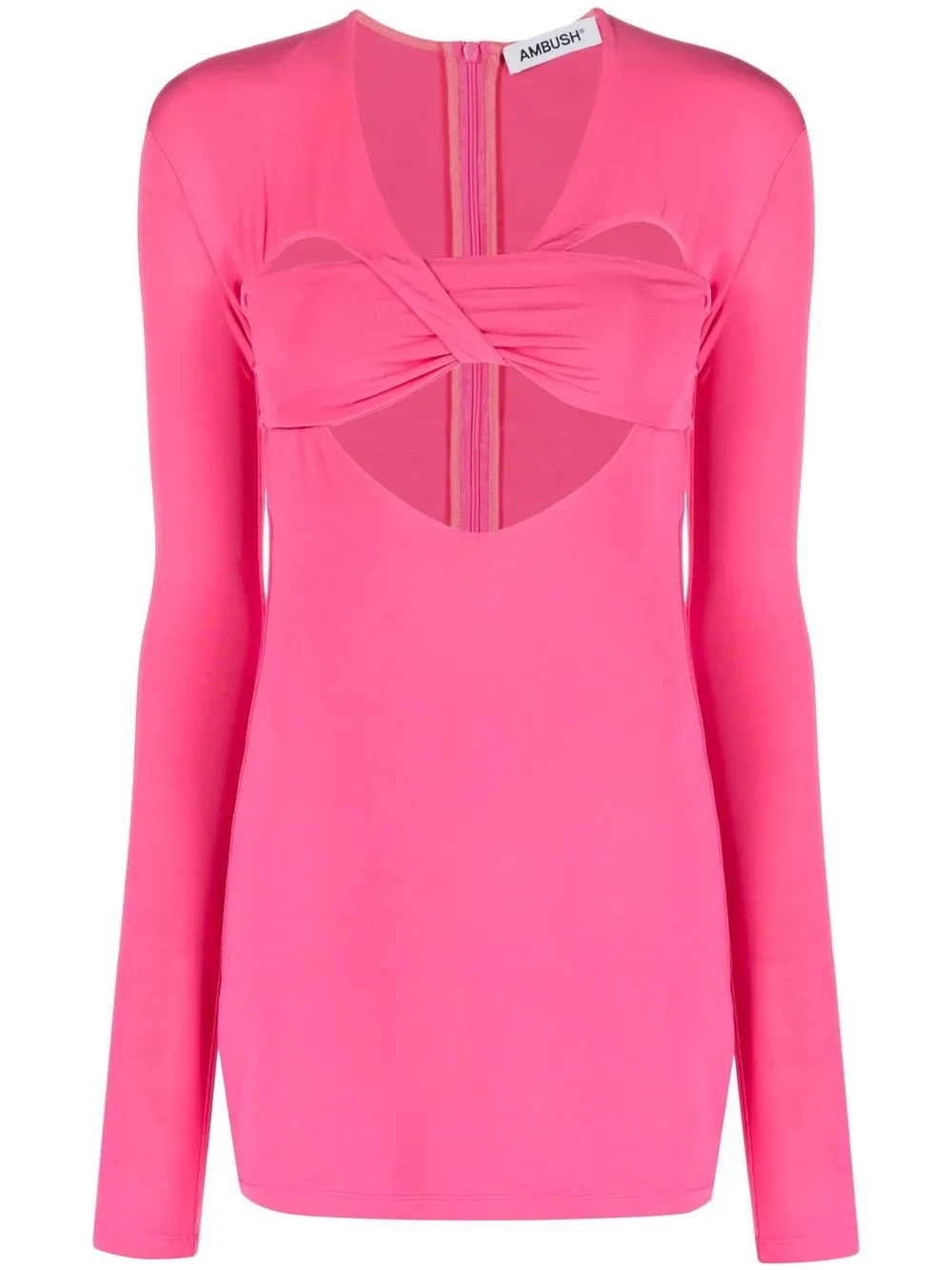 

AMBUSH heart-shaped minidress - Pink