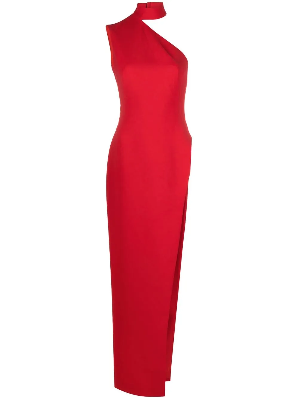 

Mônot asymmetric one-shoulder gown - Red