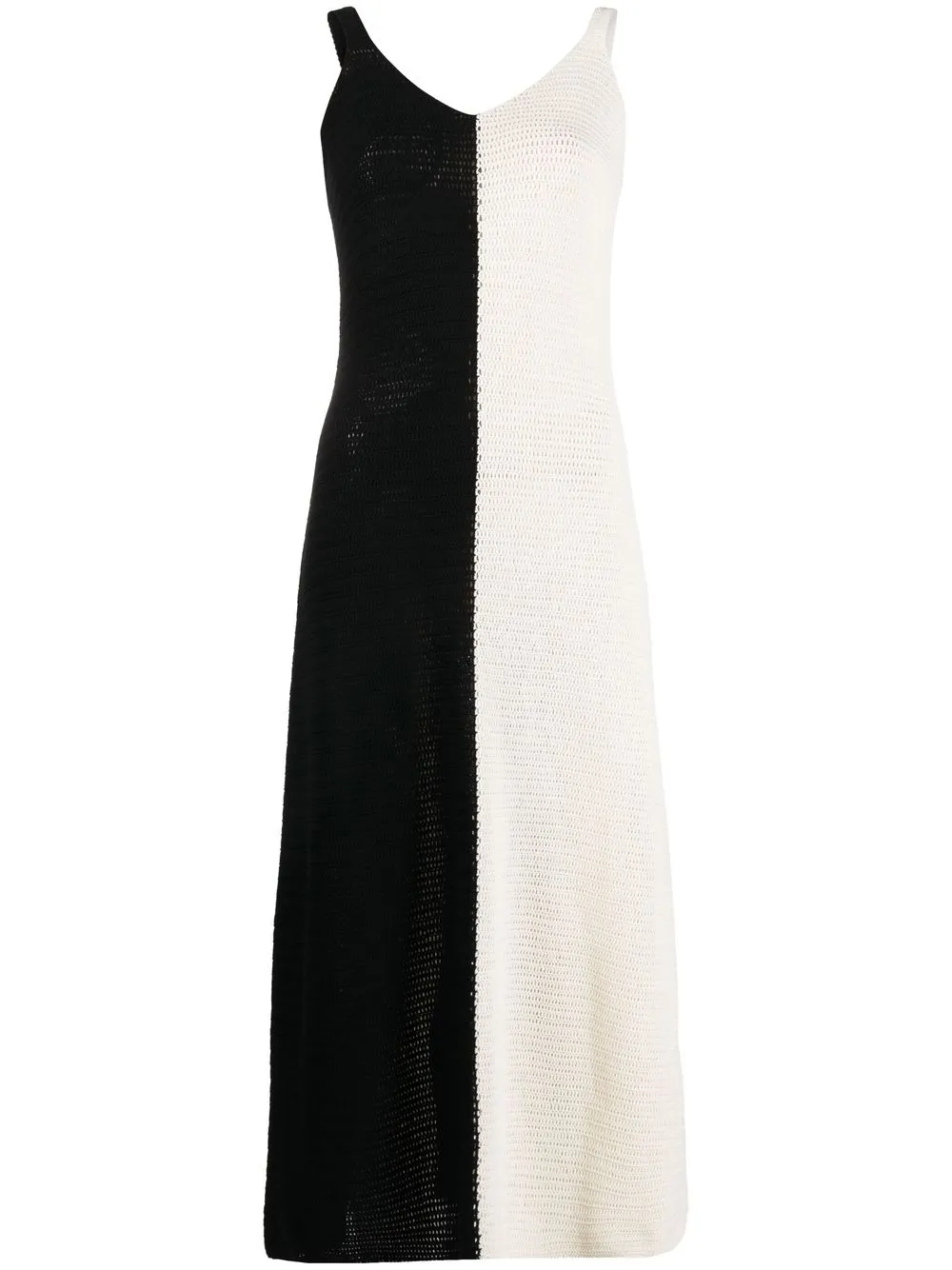 

ZIMMERMANN Clover colour-block crochet dress - Black