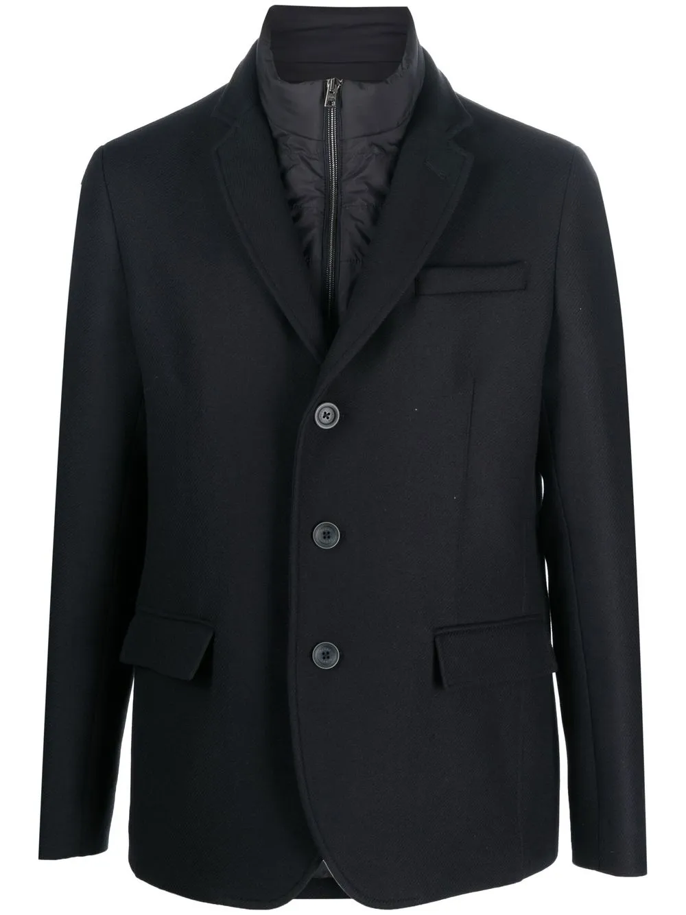 

Herno layered padded blazer - Blue