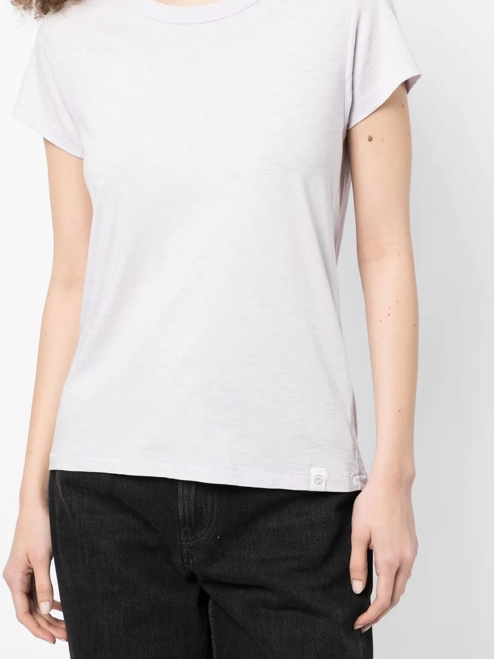 Rag & Bone Slub-texture Pima-cotton T-shirt In White