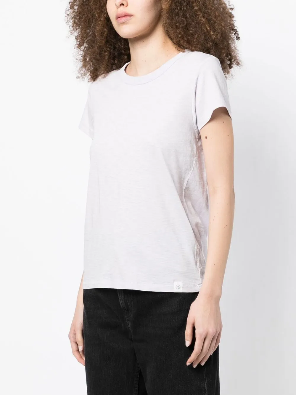 Rag & Bone Slub-texture Pima-cotton T-shirt In White