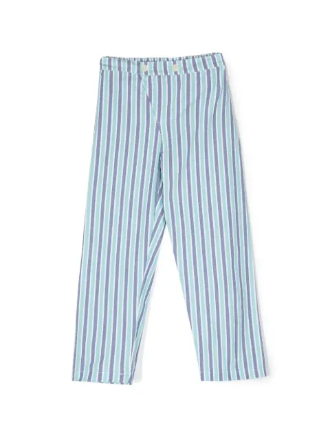 Siola straight-leg striped trousers