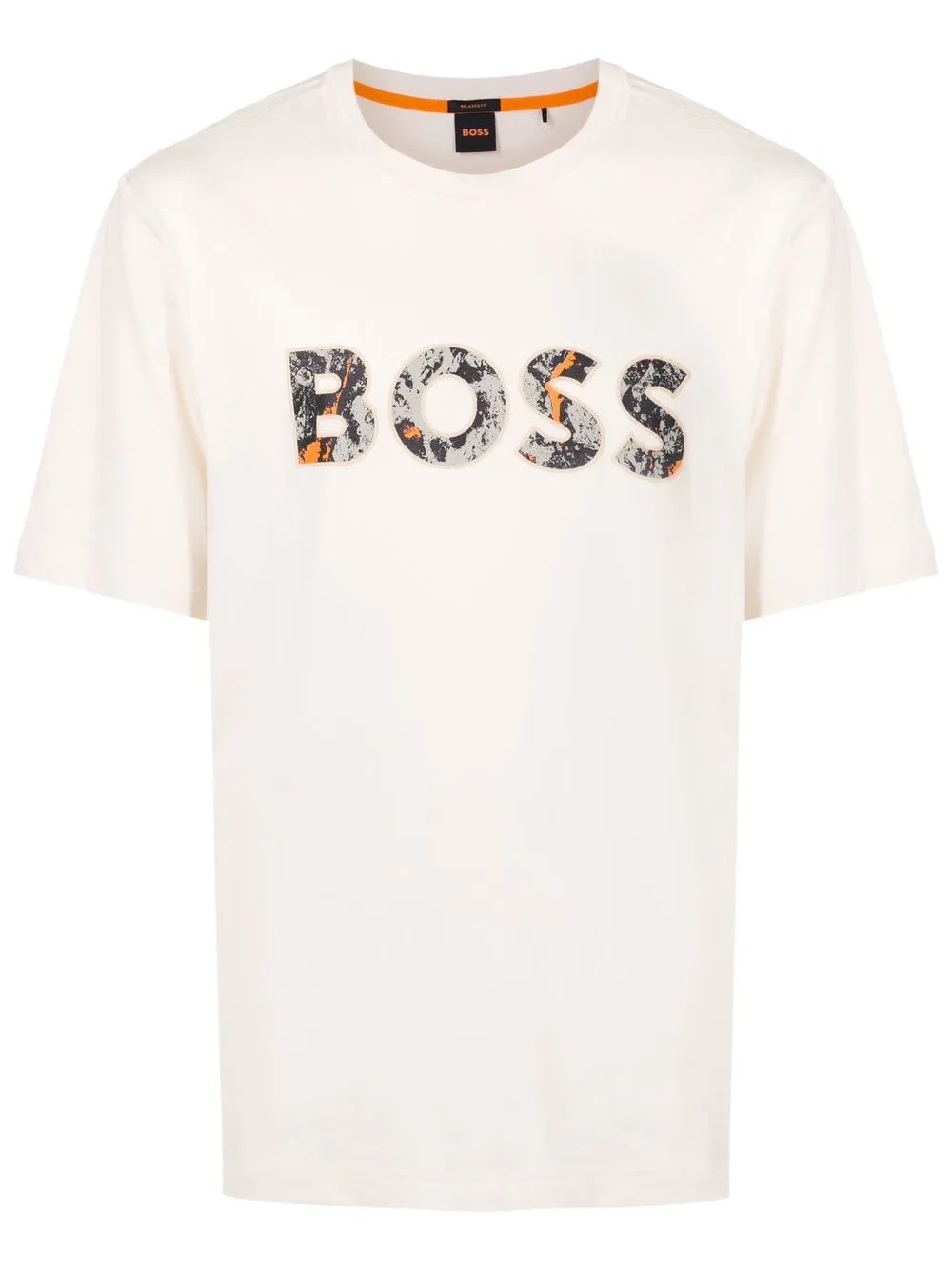 

BOSS playera con logo estampado y cuello redondo - Neutro