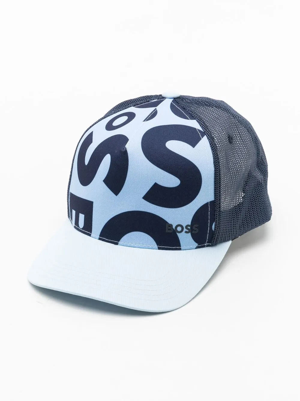 

BOSS mesh-panel trucker cap - Blue