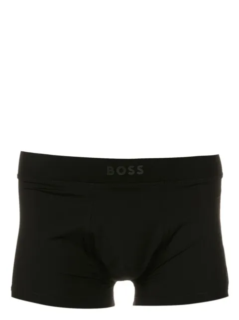 BOSS Cueca boxer com logo gravado