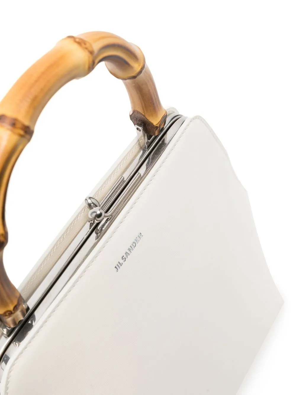 Jil Sander Logo-print Tote Bag In Weiss