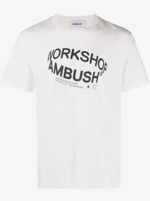 AMBUSH Revolve logo-print cotton T-shirt