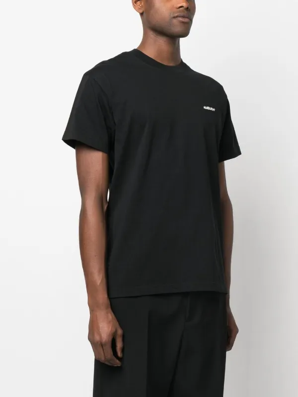 AMBUSH ロゴプリント三枚パックTシャツ 【関税込】 AMBUSH logo-embroidered T-shirt Set (set Of three) | Black