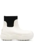 AMBUSH logo-detail chunky ankle boots - White
