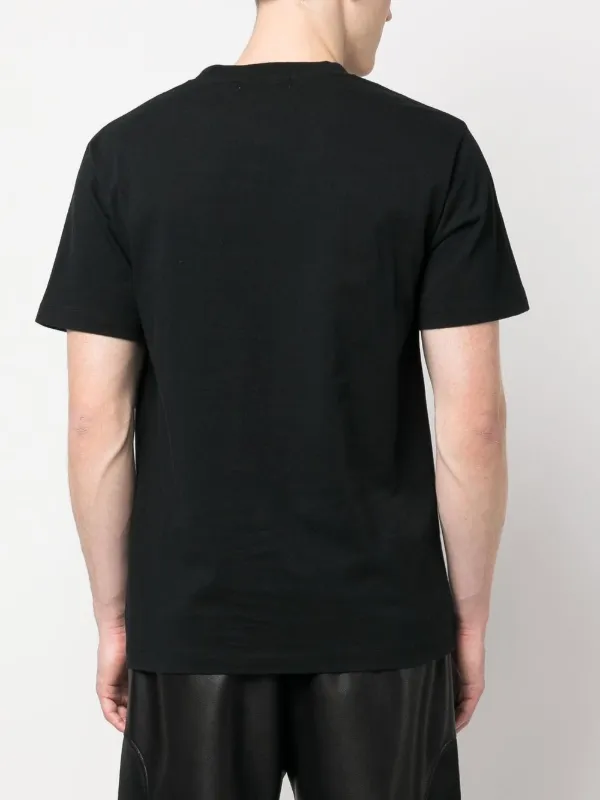 【関税込み】Ambush ブラック Revolve Tシャツ AMBUSH Revolve logo-print T-shirt | Black | FARFETCH BH