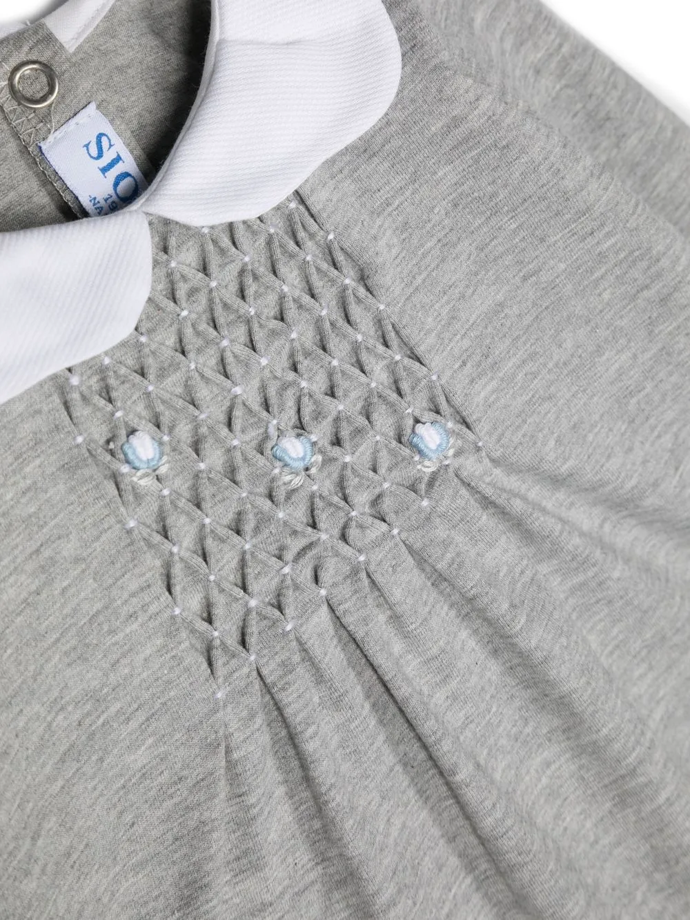 Siola Floral-embroidery Body In Grey