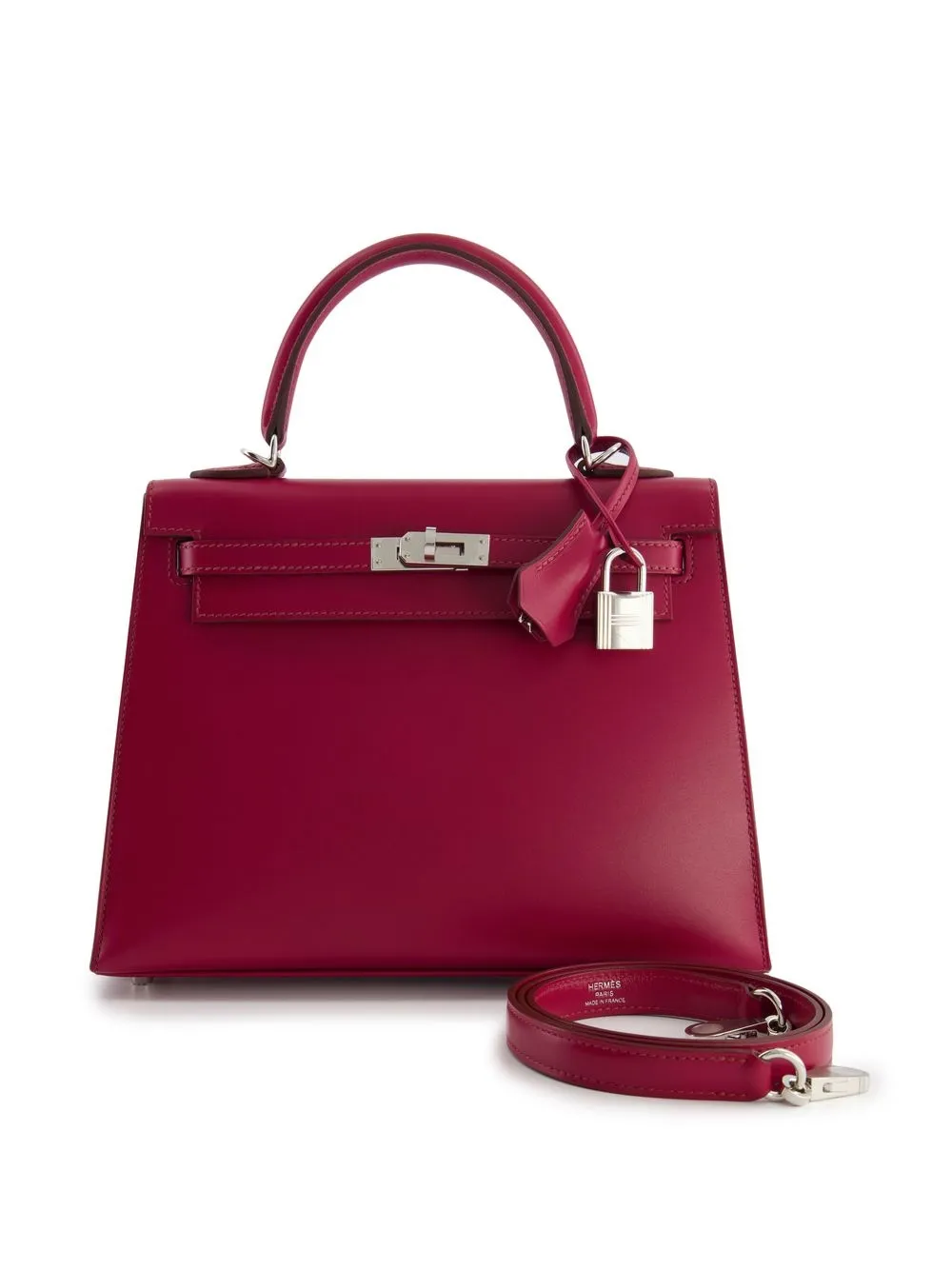 

Hermès pre-owned Kelly 25 Sellier 2way bag - Red