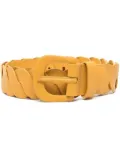 ZIMMERMANN wave-link design belt - Yellow
